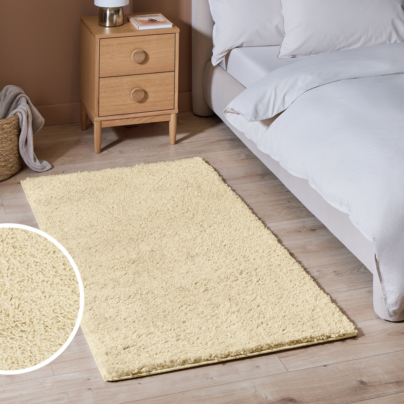 Argos Home Teddy Neutral Rug 200 x 290