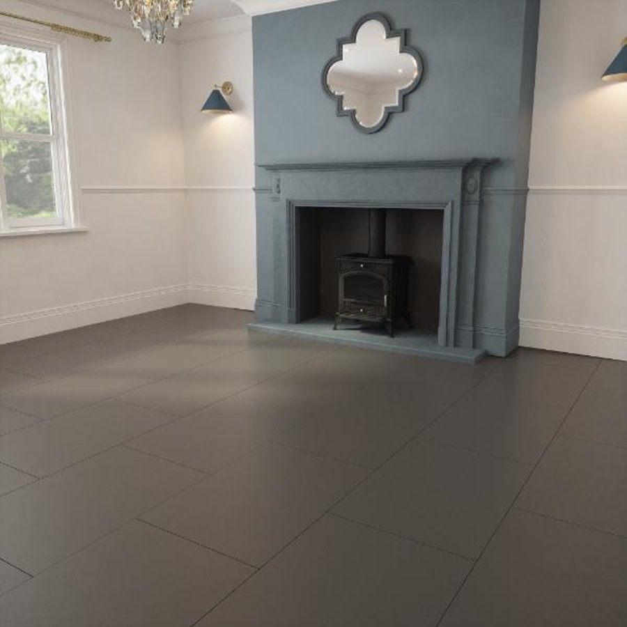 Vitrex Matt Underlay Board Floor Tiles - Black