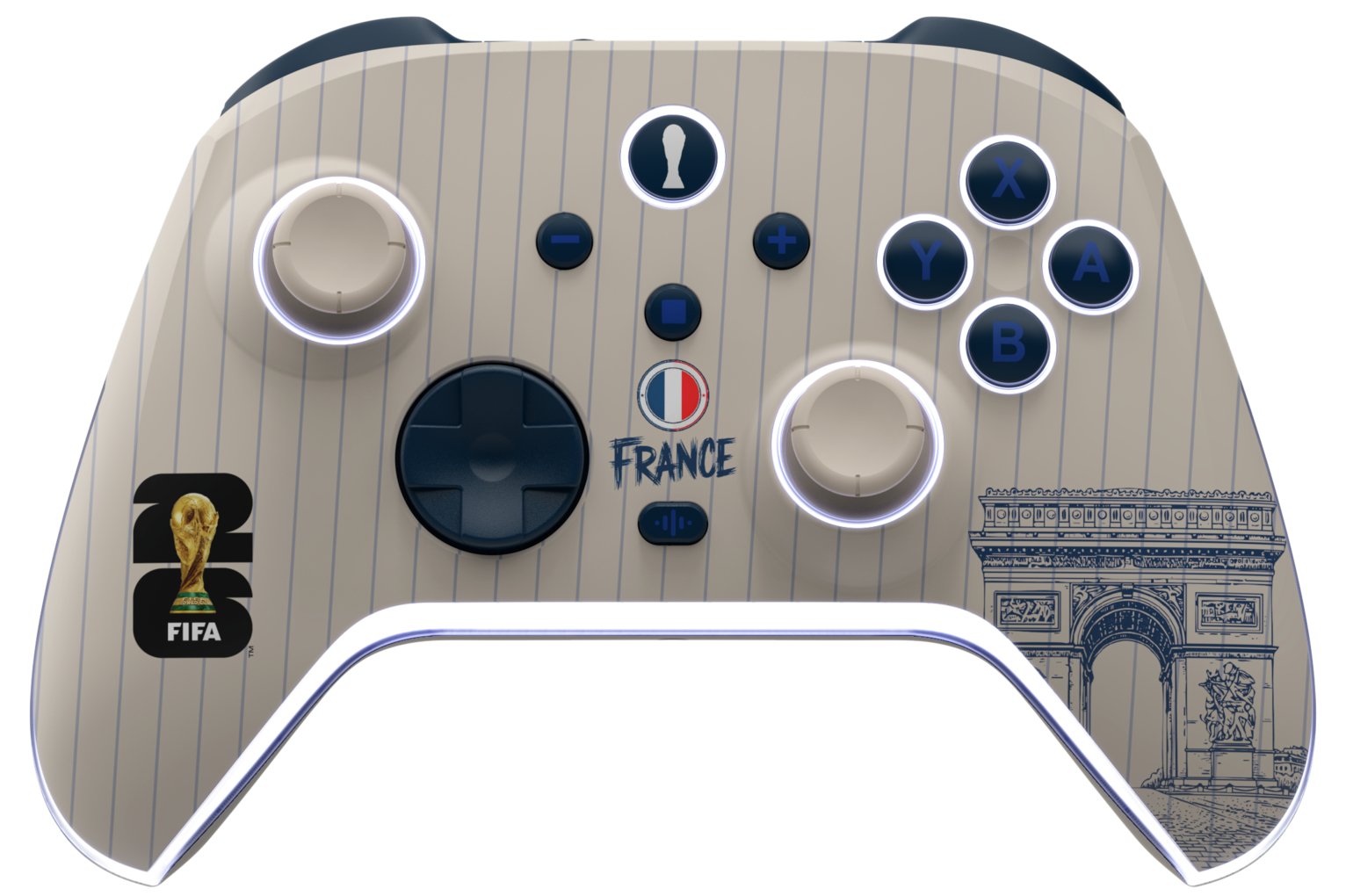 FIFA World Cup 26 AURORA+ France Switch 1 & 2, PC Wireless Controller - White