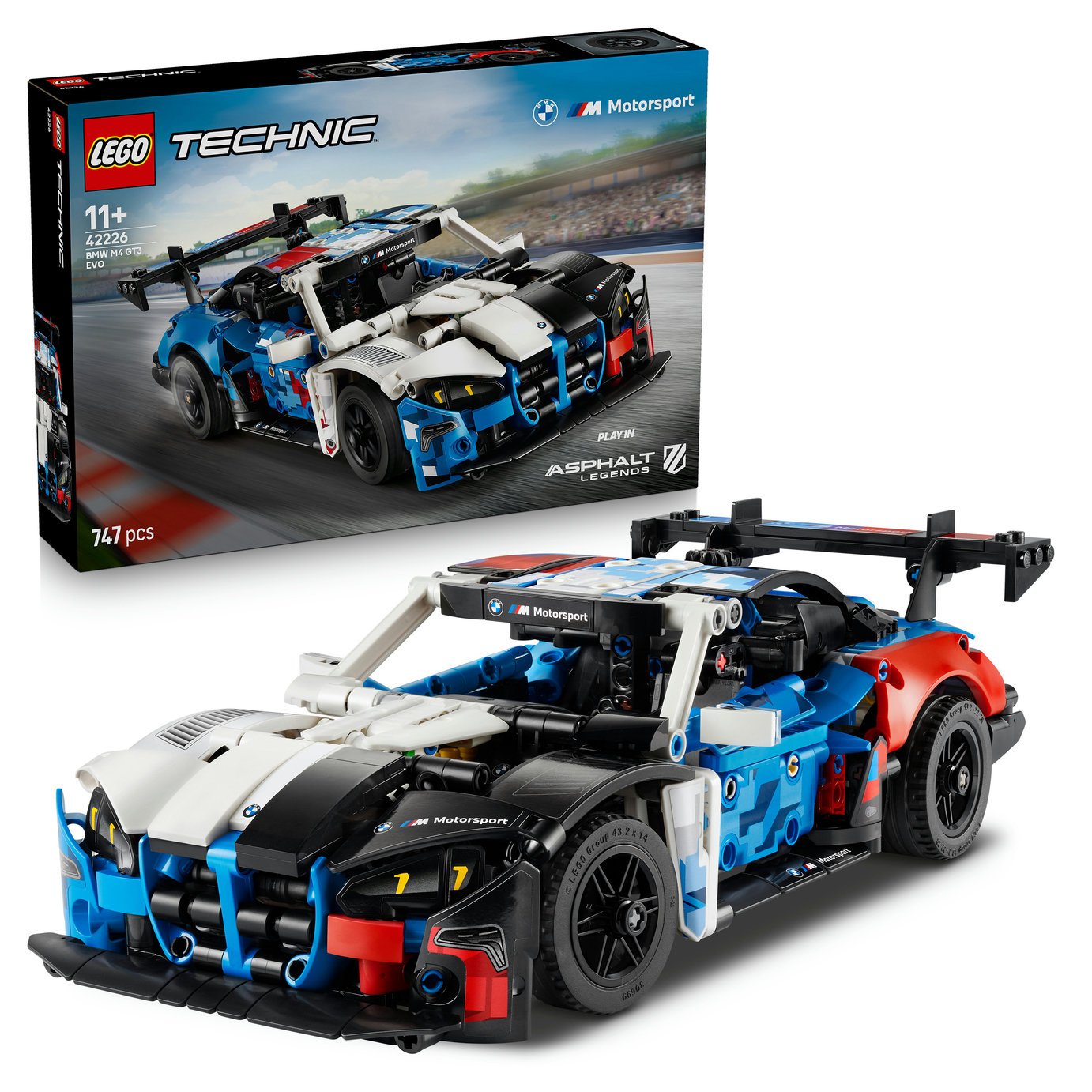 LEGO Technic BMW M4 GT3 EVO Race Car Toy Model Kit 42226