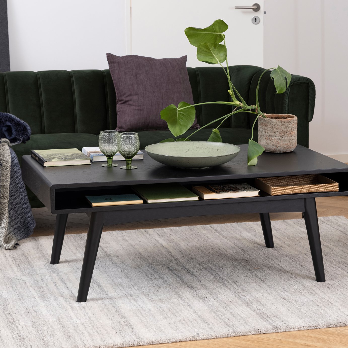 Furniture To Go Marte Rectangular Coffee Table - Black