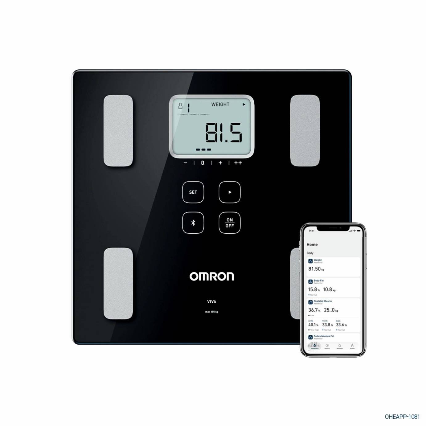 Omron Viva Body Composition Scale - Black