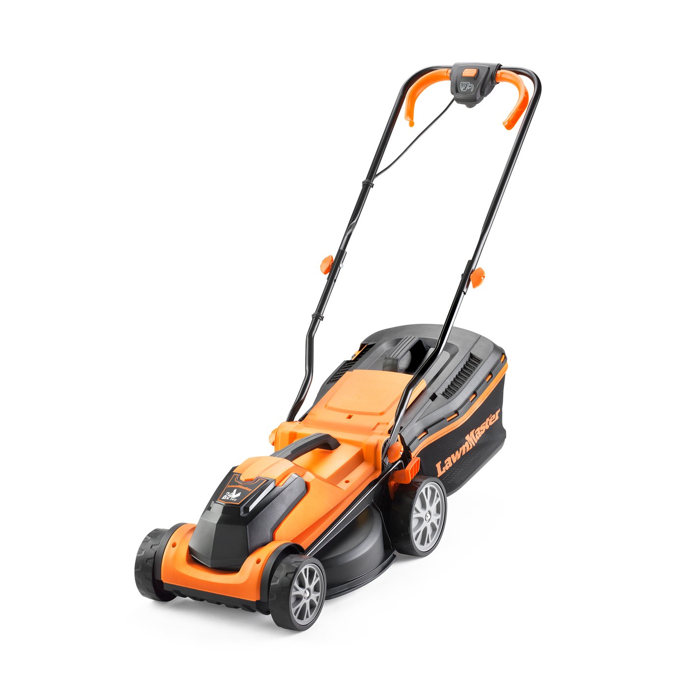 LawnMaster 34cm Cordless Rotary Lawnmower - 24V