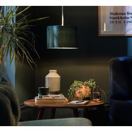 Large navy lamp online shade