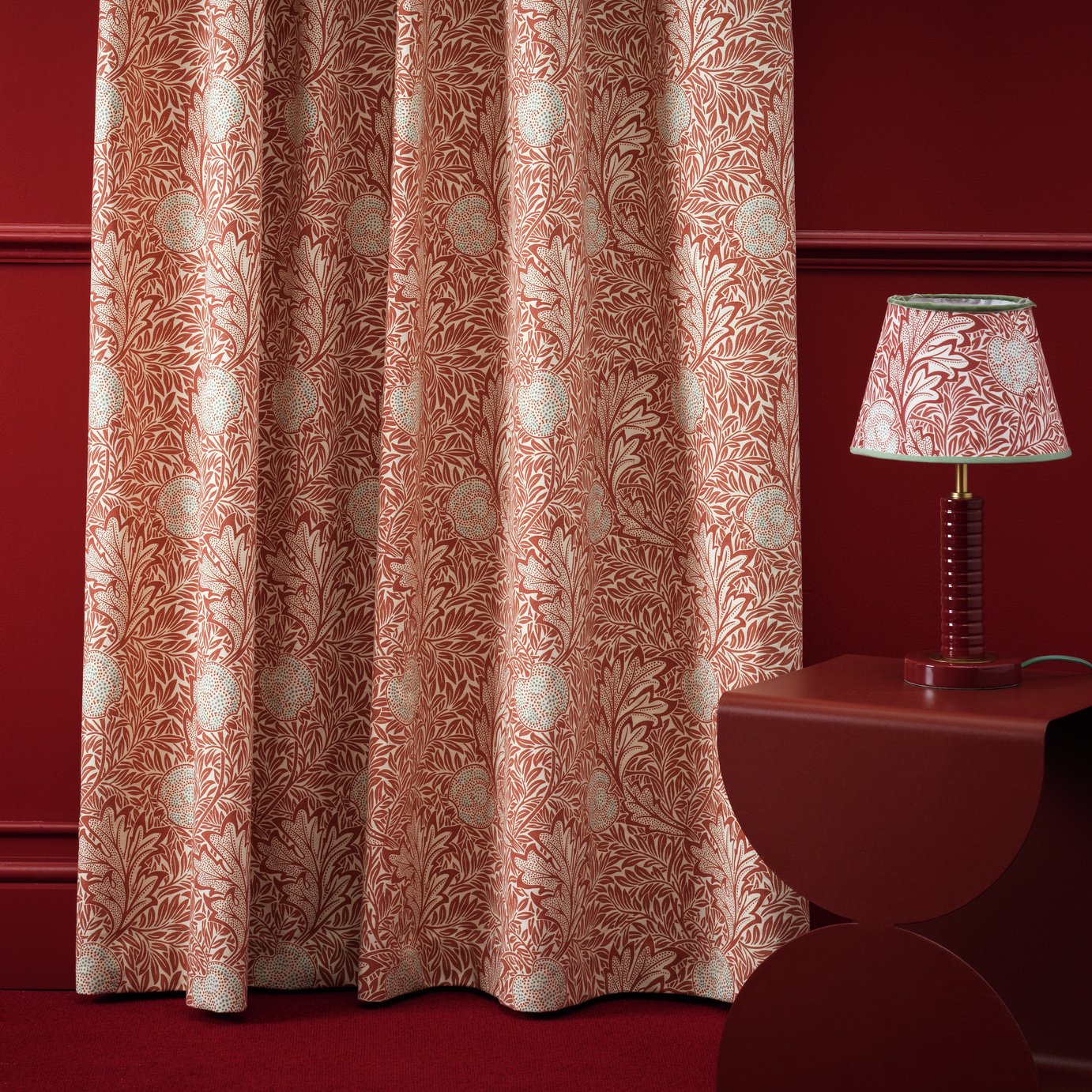 Habitat x Morris & Co Apple Curtain