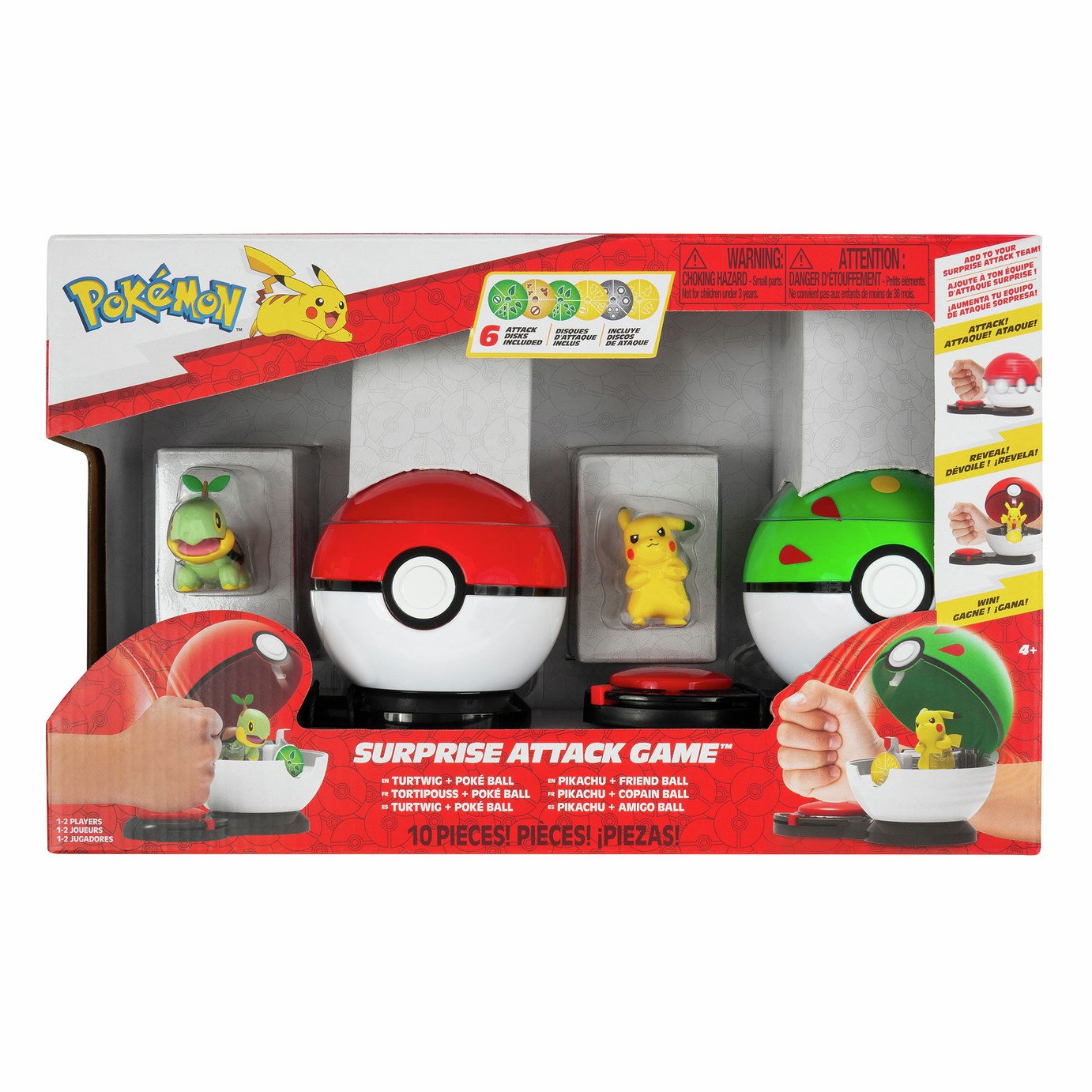 Pokémon Surprise Attack 2 Inch Turtwig Game