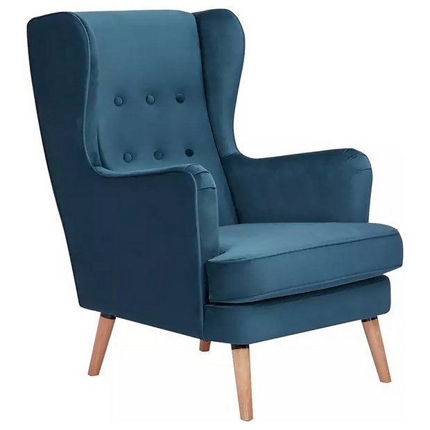 Blue best sale chair argos