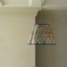 Habitat x Morris & Co. Woodland Weeds Pleated Easy Fit Lampshade - 35cm