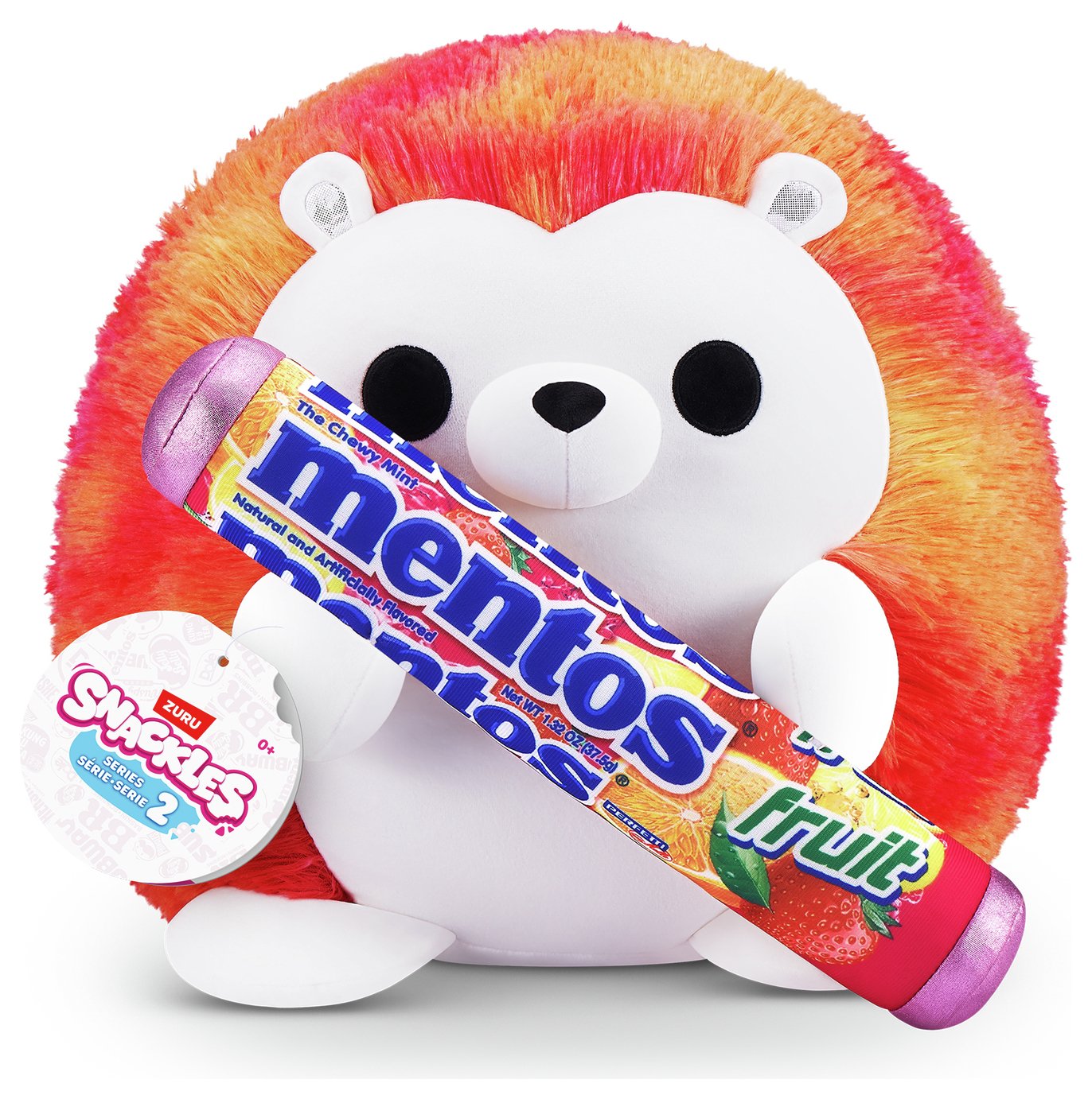 Snackles Series 2 Mentos Hedgehog 14" Plush