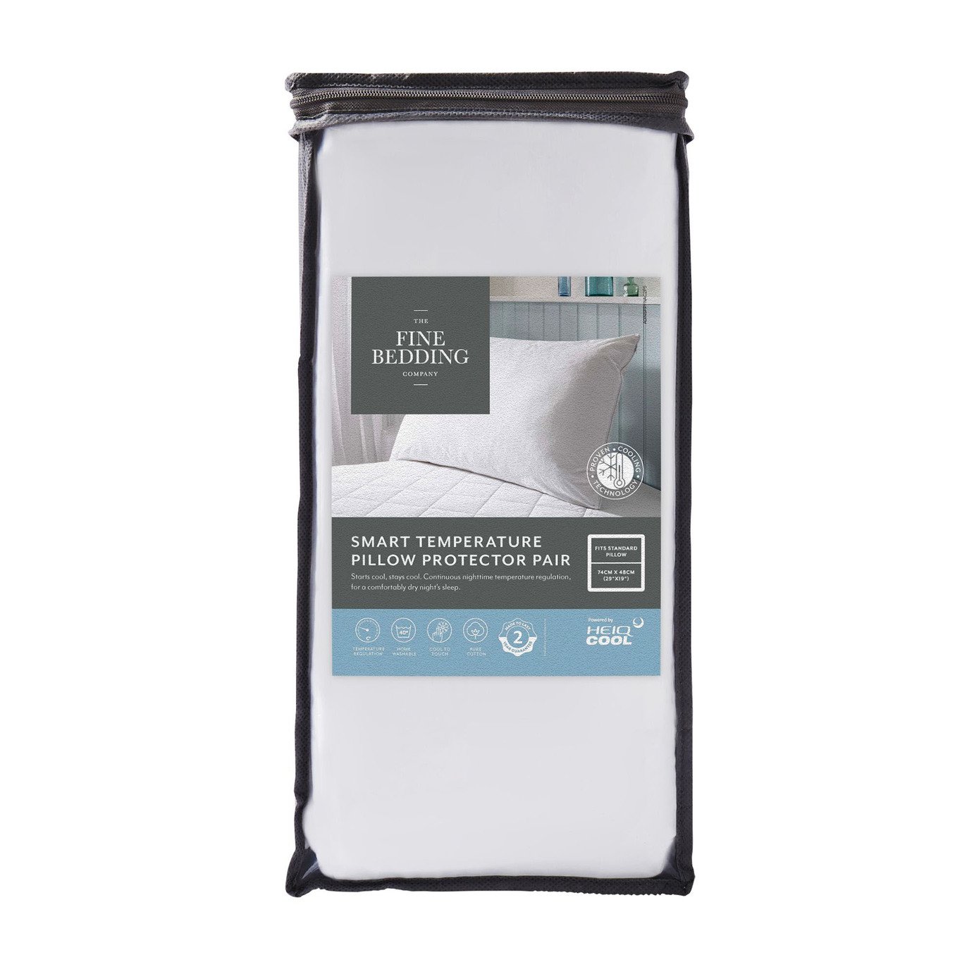 The Fine Bedding Company Smart Temperature Pillow Protector