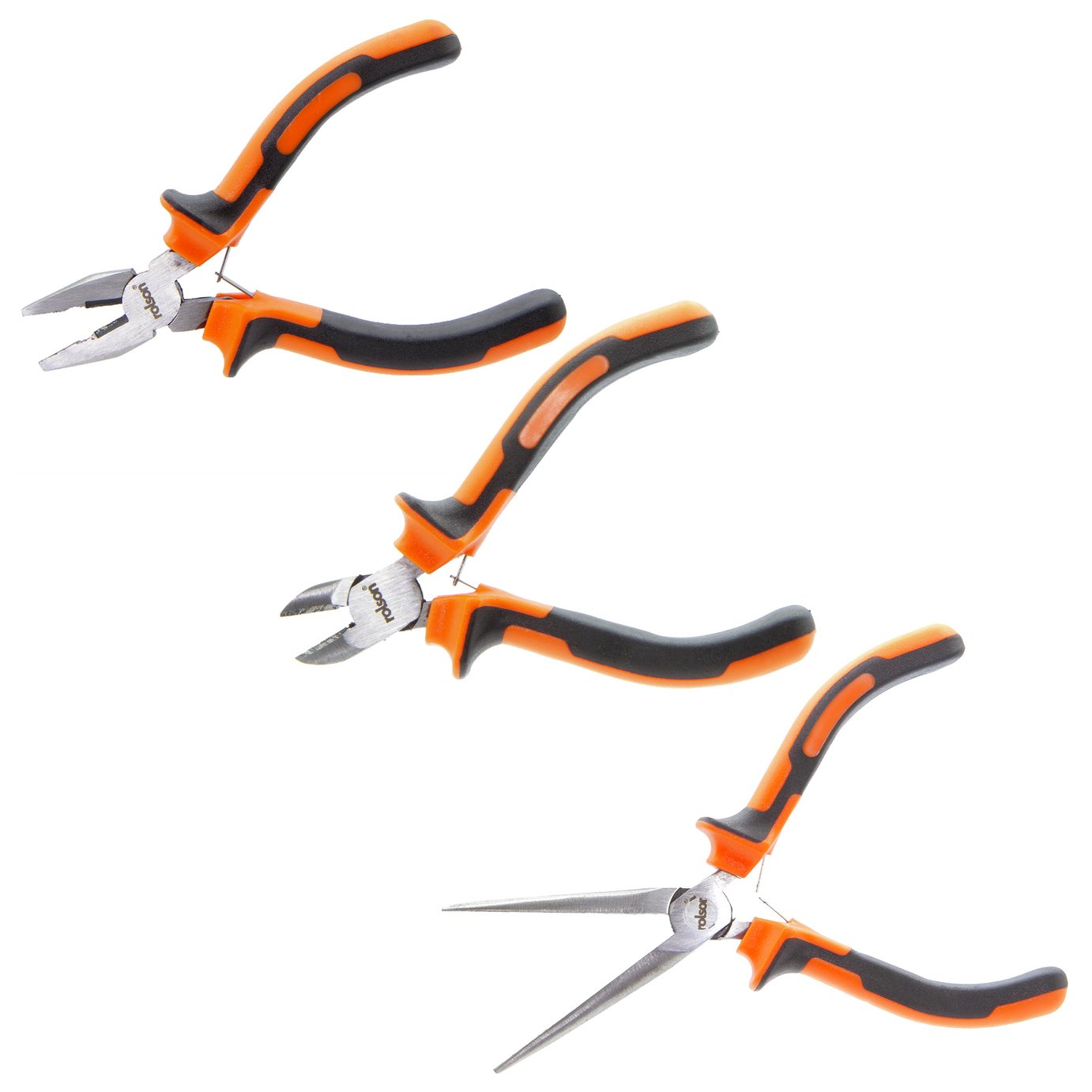 Rolson 3 Piece Mini Pliers Set