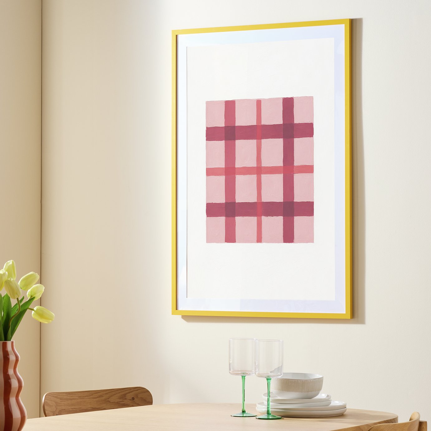 Argos Home Coloured Yellow Picture Frame - 61x89cm