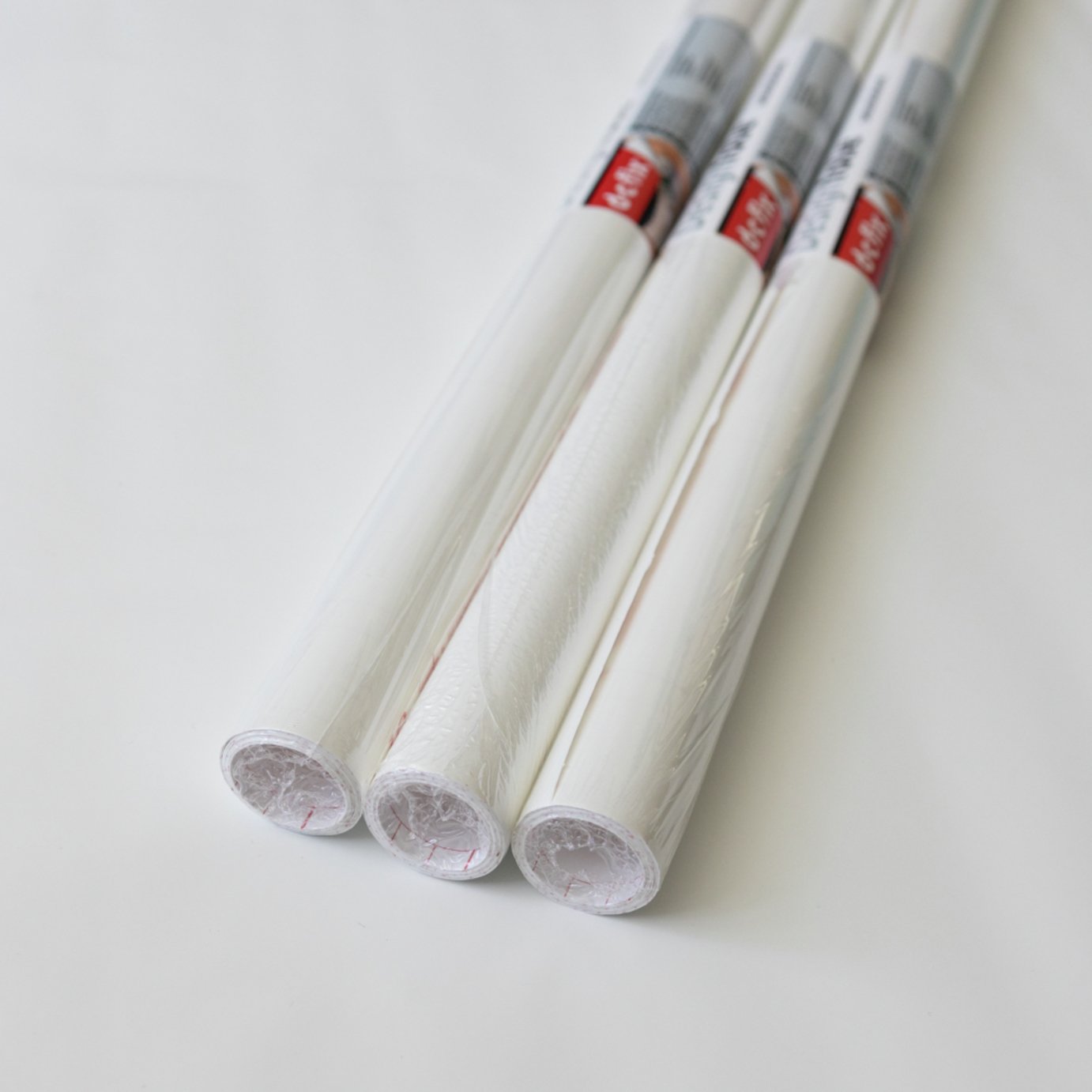 D-C-Fix Self-Adhesive Glossy Plain White Vinyl Film