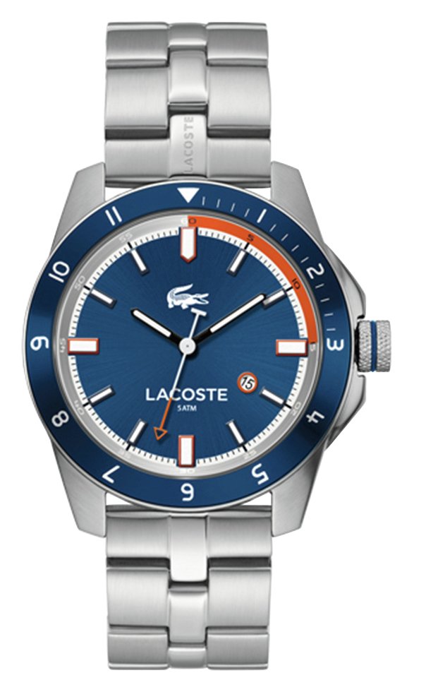 lacoste stainless steel watch