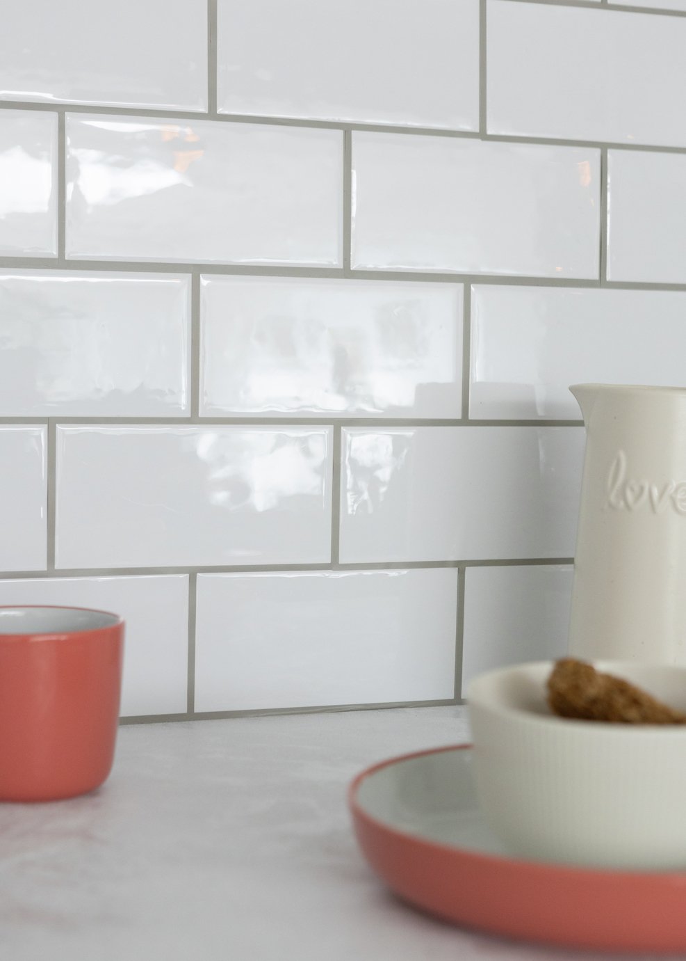 In Home Subway 3D White Tiles Wall Sticker