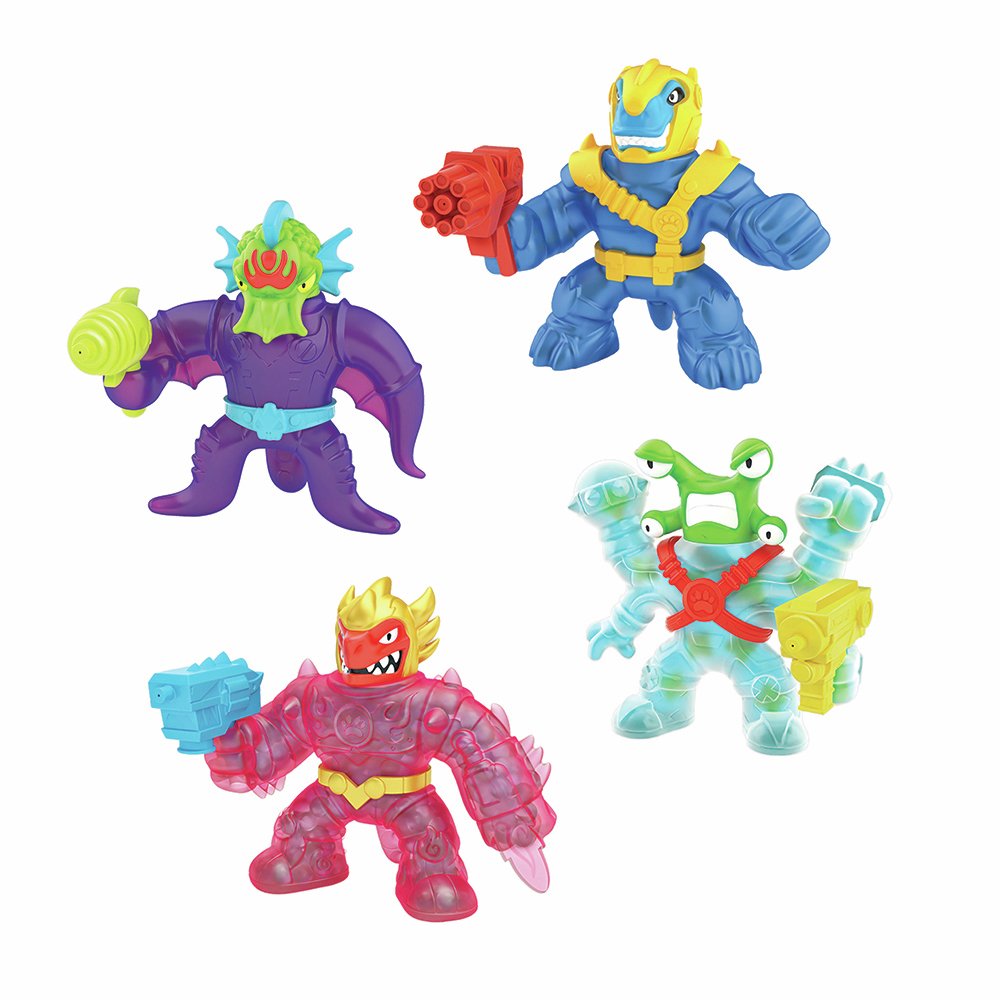 Heroes of Goo Jit Zu Galaxy Blast Battle Squad Figure - Pack of 4