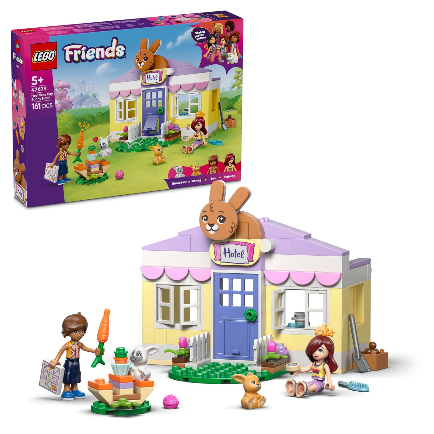 LEGO Friends Heartlake City Bunny Hotel Toy 42679 PREORDER