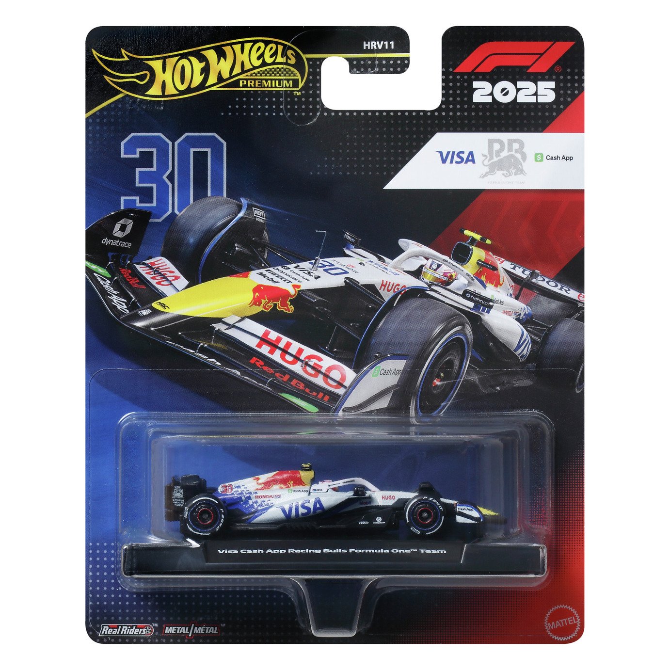 Hot Wheels F1 Collectable Liam Lawson Styled Toy Car