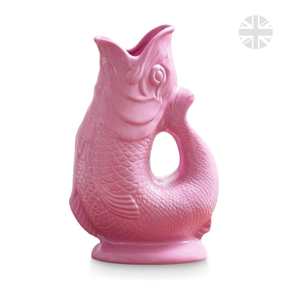 Wade Ceramic Clay Fish Jug - Pink