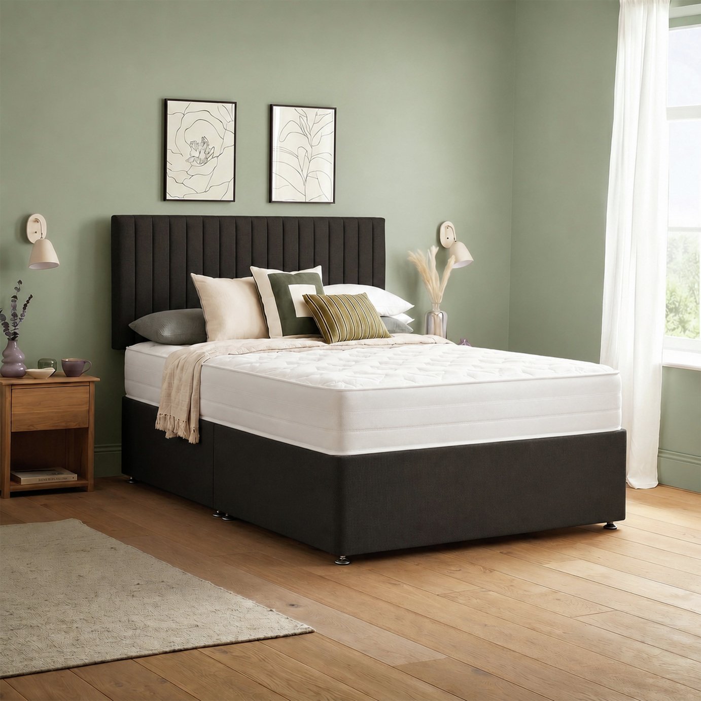 Silentnight Knightly Luxury 2000 Pocket Mattress & Divan Bed