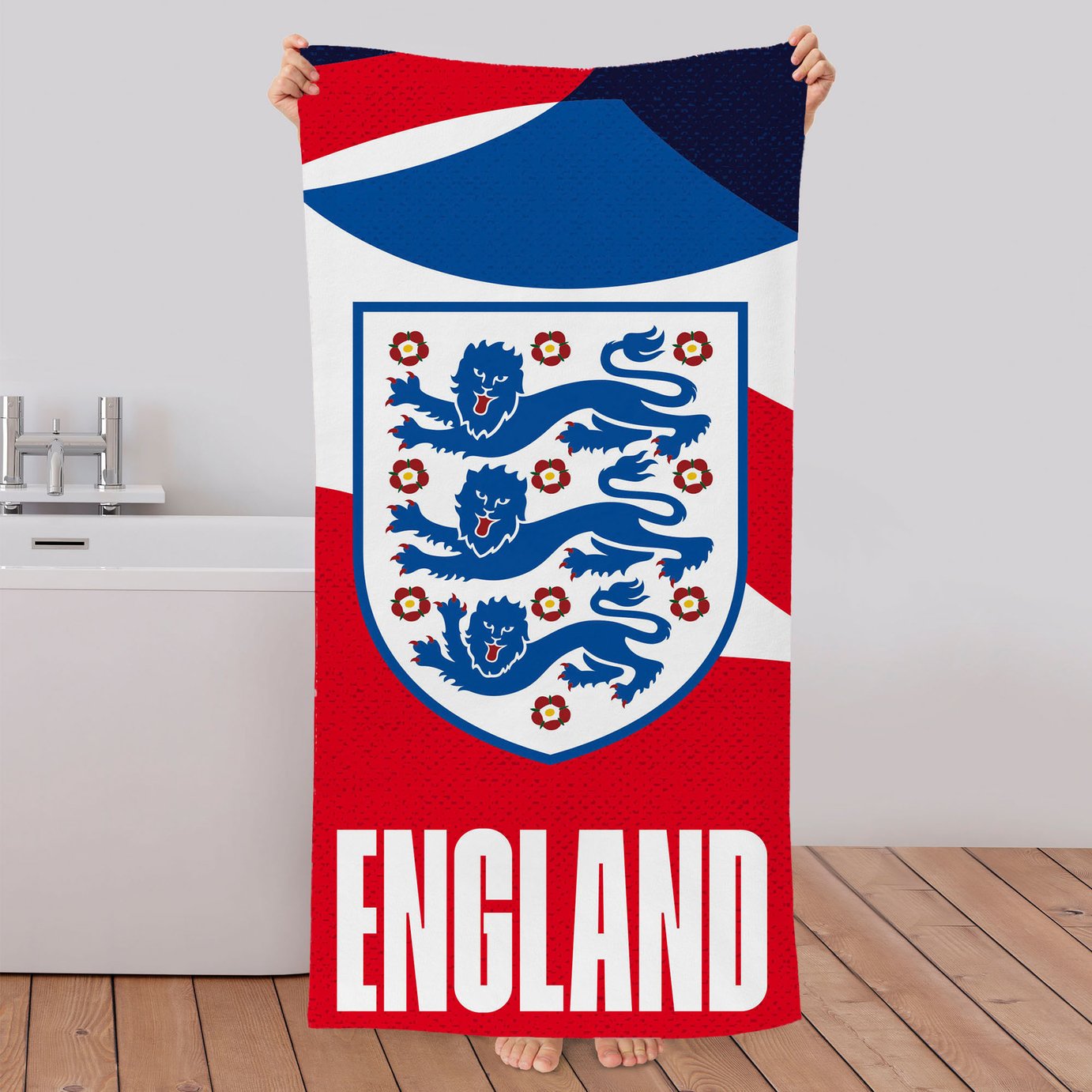 England FA Beach Towel - Red