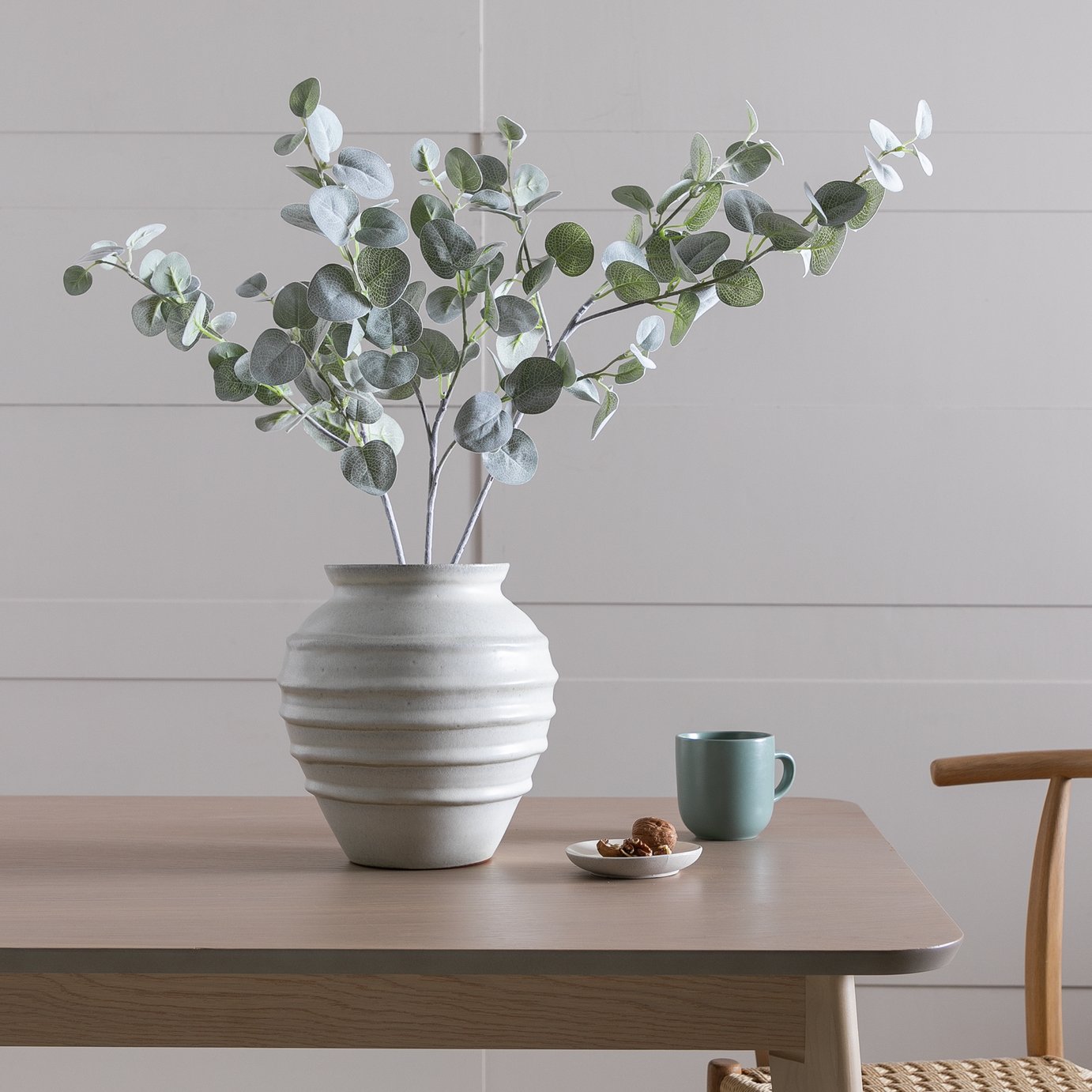 Argos Home Artificial Green Eucalyptus Stems 3 Pack - 67cm