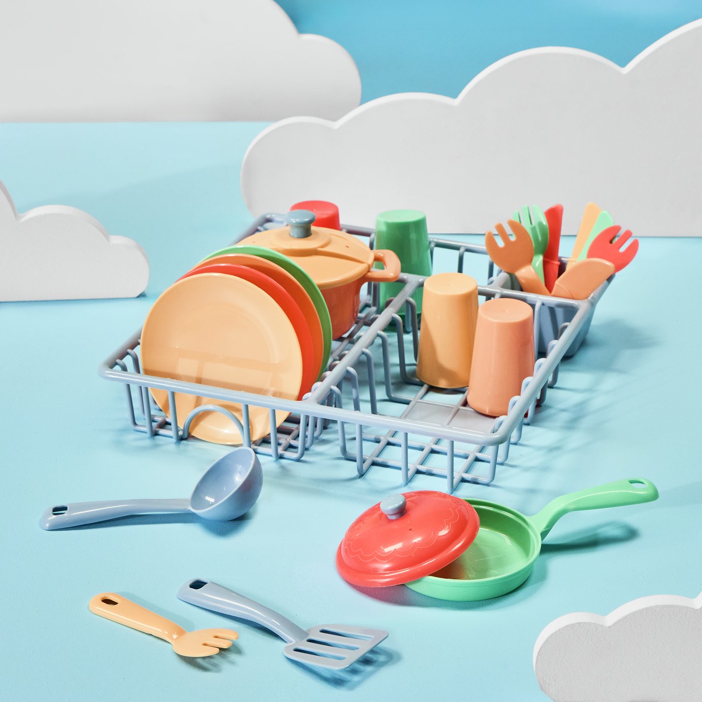 Chad Valley Dish Drainer Role Play Set
