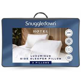 Snuggledown Hotel Side Sleeper Firm Pillow - 2 Pack
