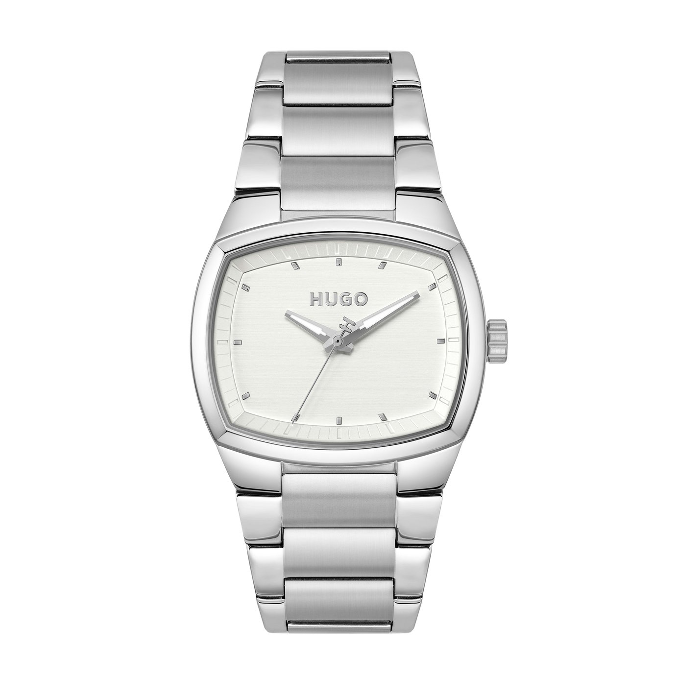 Hugo Stainless Steel Retro Case Bracelet Watch