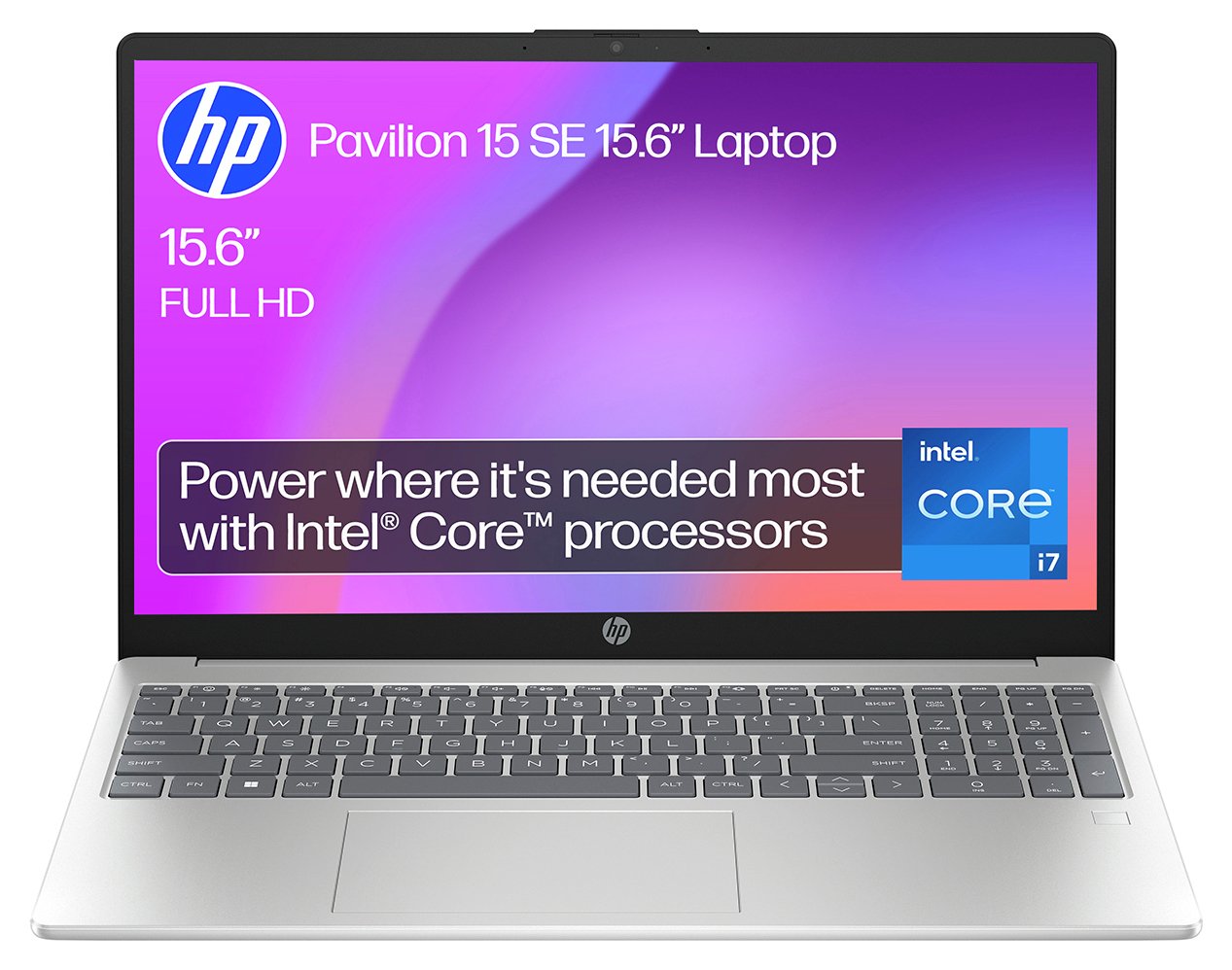 HP Pavilion 15 SE 15.6in i7 16GB 512GB Laptop - Silver