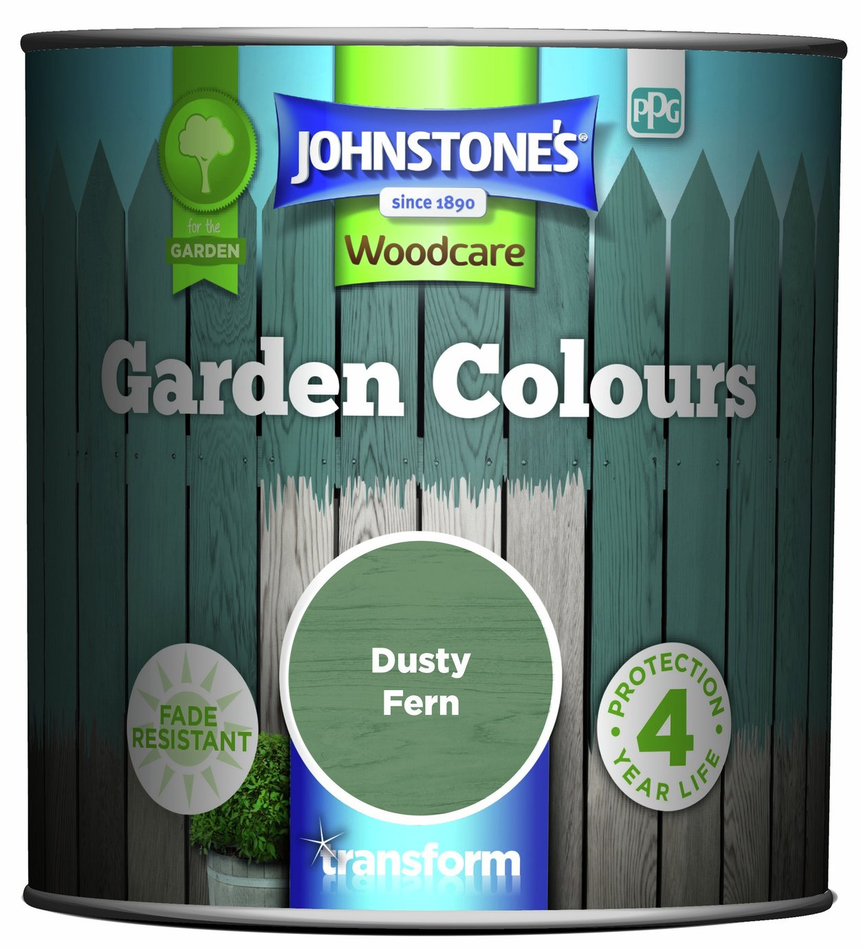 Johnstone's Garden Colours Paint 1L - Dusty Fern