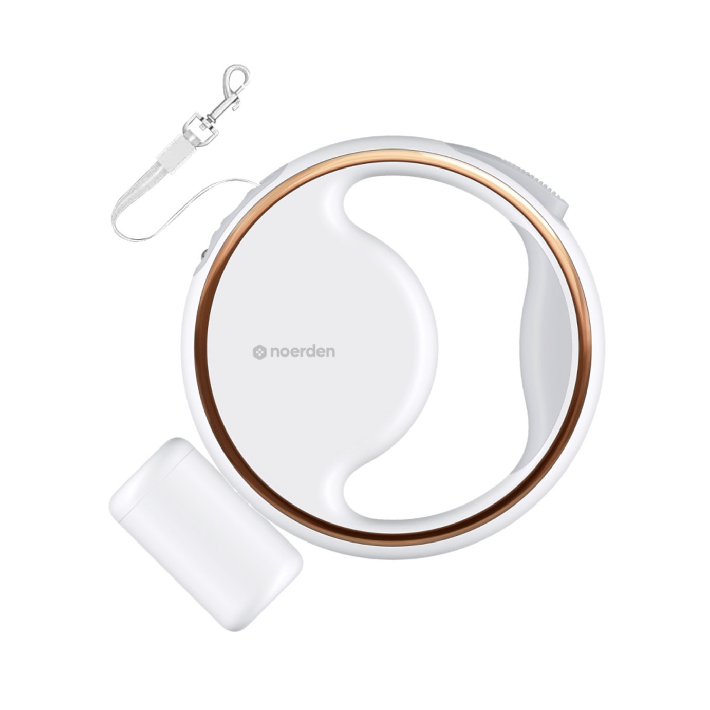 Noerden White Lumi Lead 4-in-1 Reflective Lead - 3m