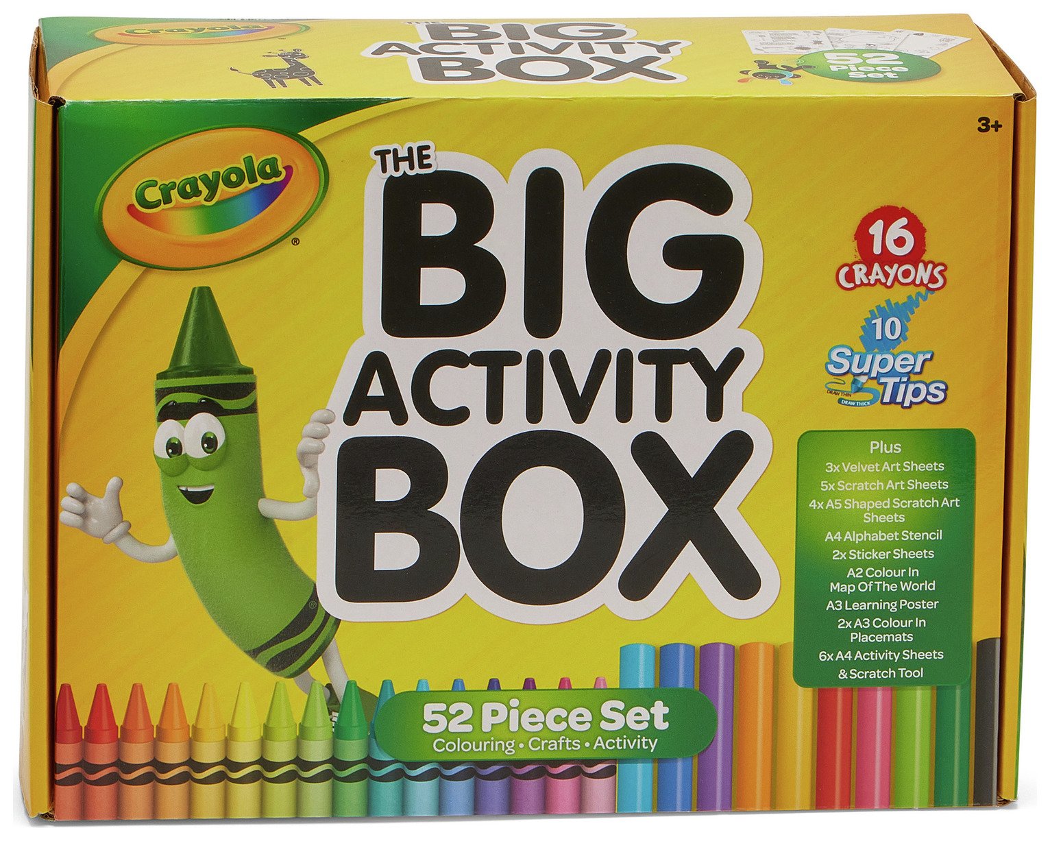 Crayola 52 Pieces Big Activity Box