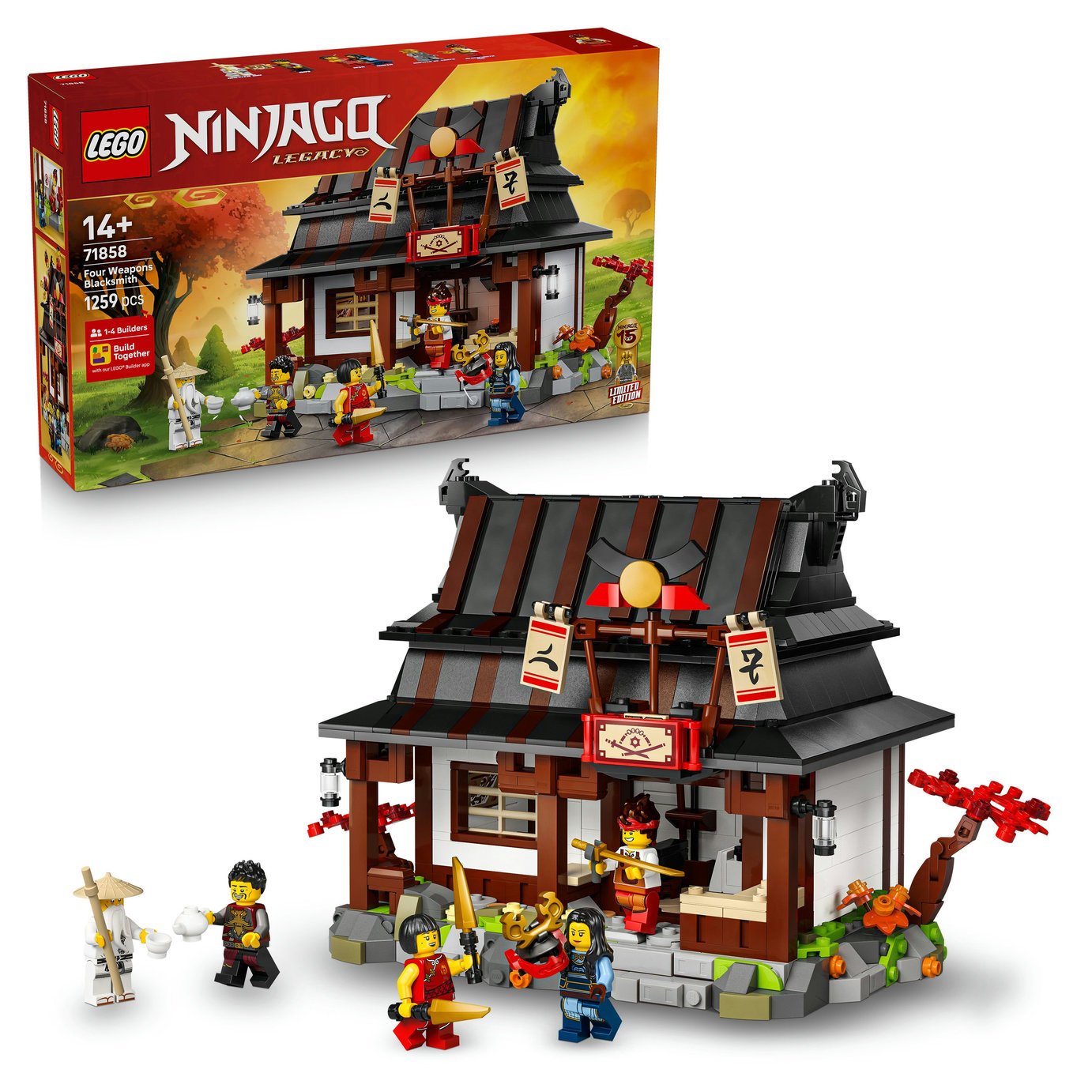LEGO NINJAGO Four Weapons Blacksmith 71858 