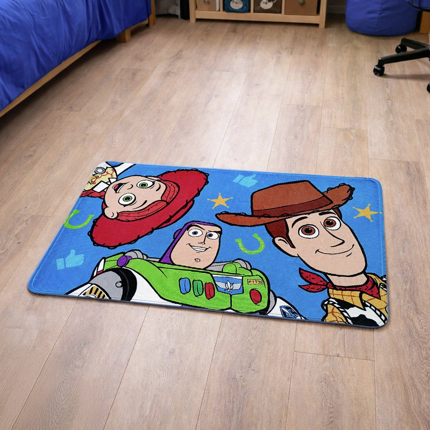 Disney Toy Story 5 Howdy Blue Rug - 65x100cm