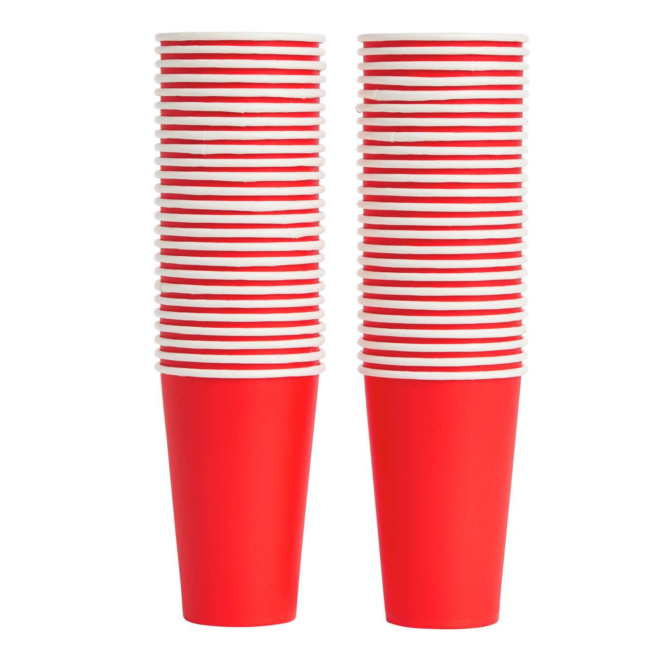 Mad Party Large Red Paper Cups - Pack of 50