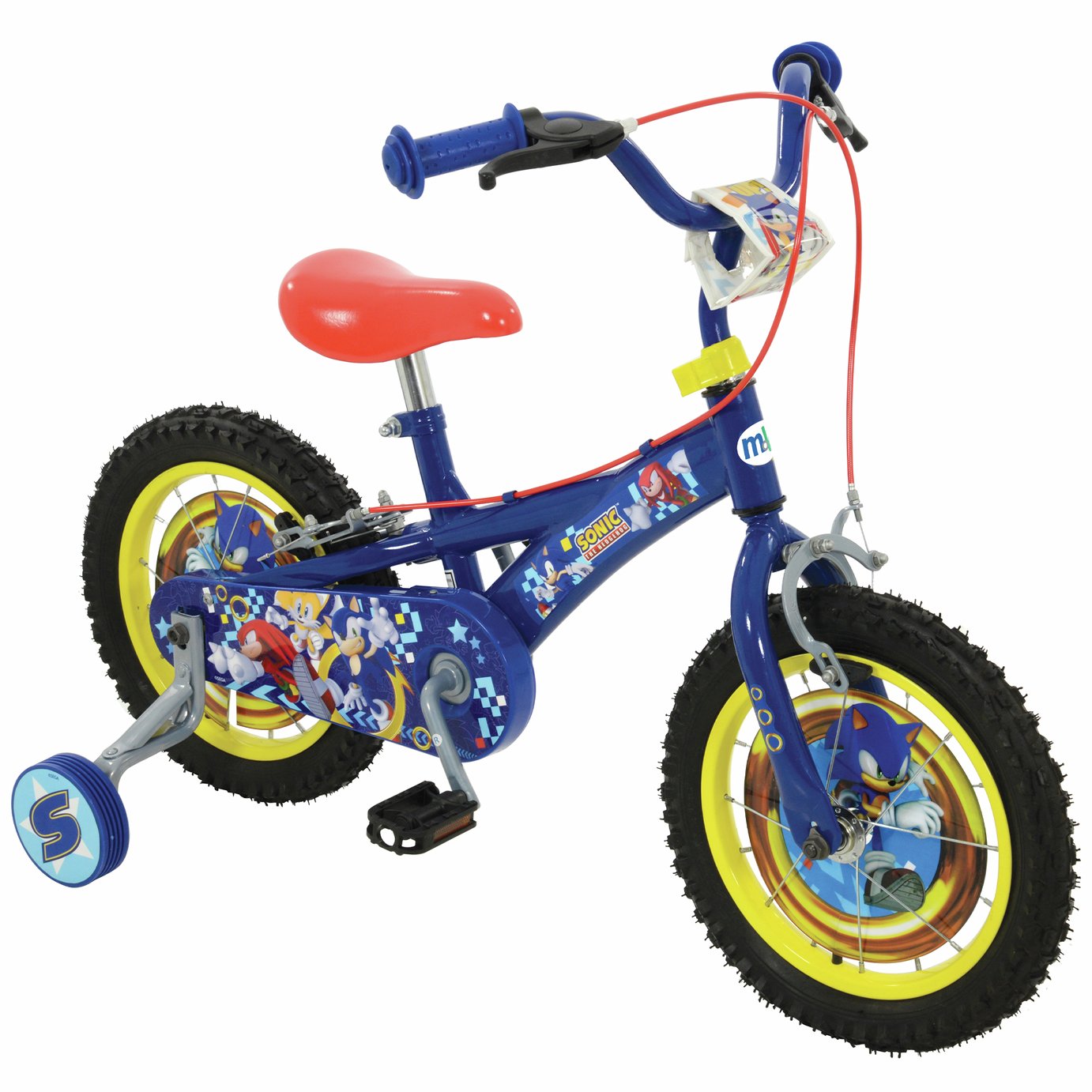 Sonic The Hedgehog 14 Inch Wheel Size Kids Beginner Bike