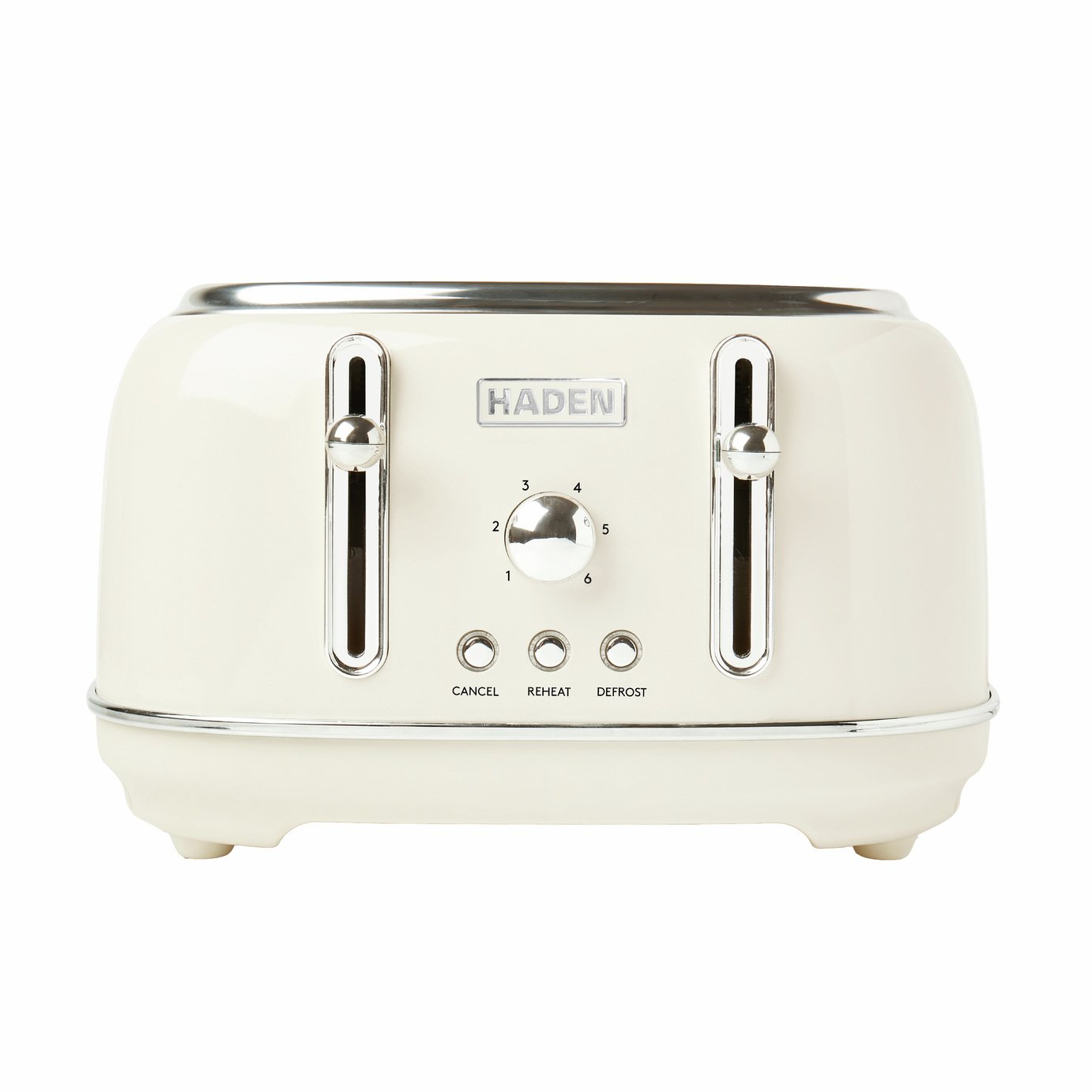 Haden 197252 Highclere 4 Slice Toaster - Cream
