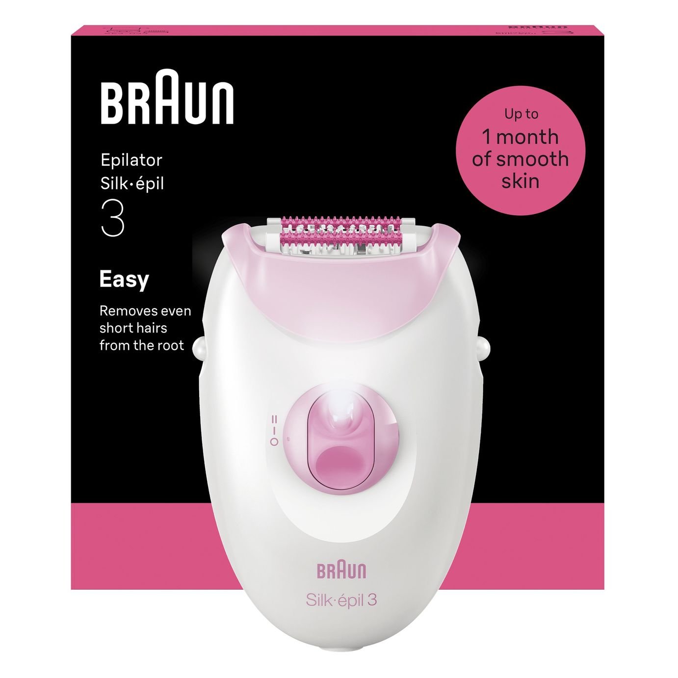 Braun SE3 000 Pink Epilator
