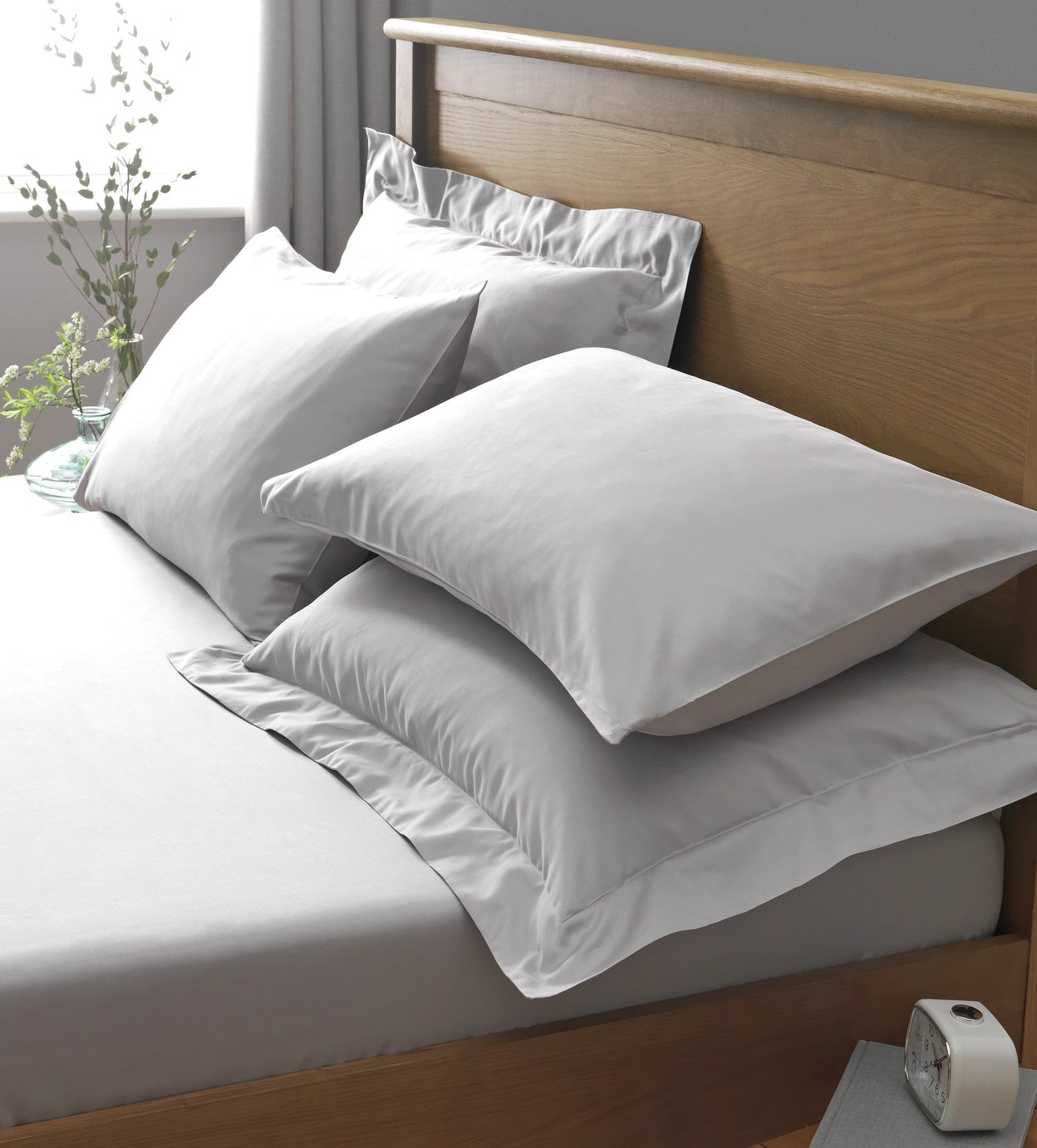 Habitat 400TC Egyptian Cotton Oxford Pillowcase Pair