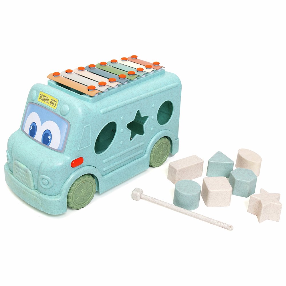 Chad Valley Shape N Sort School Bus Xylophone Activity Toy