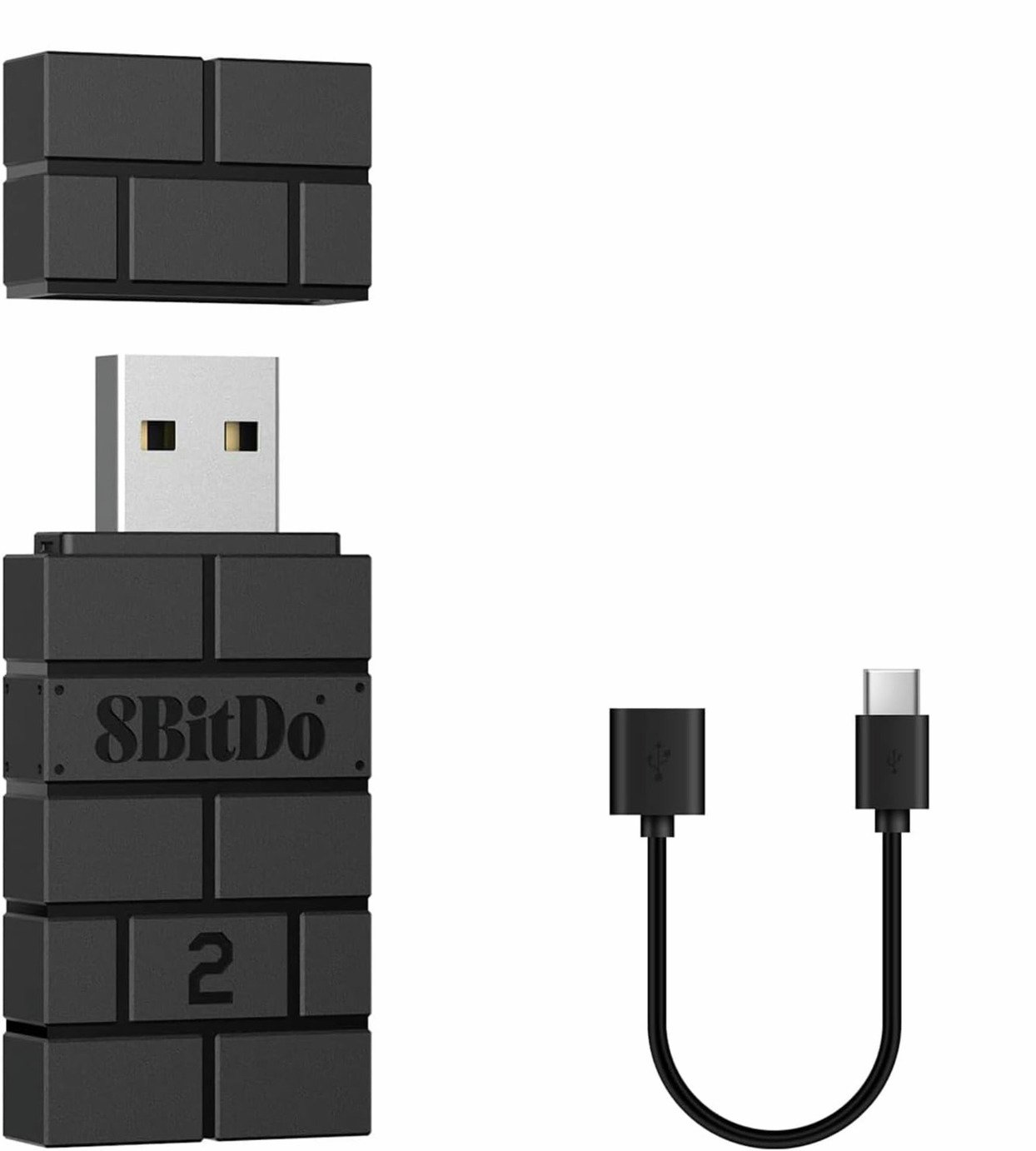 8BitDo Multiplatform USB Wireless Adaptor - Black