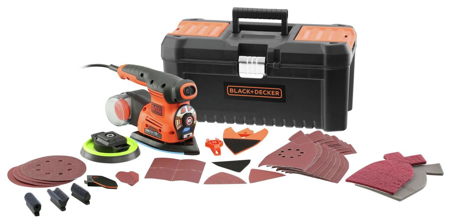 Black + Decker 220W 4-in-1 Multi Sander 