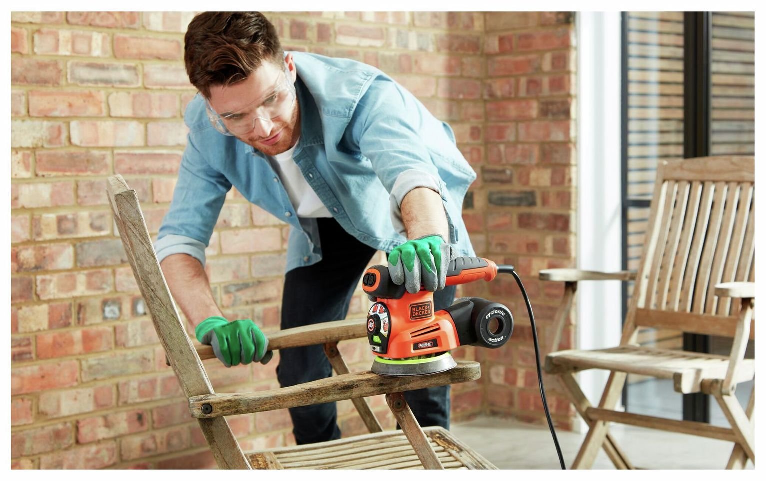 Black + Decker 220W 4-in-1 Multi Sander 