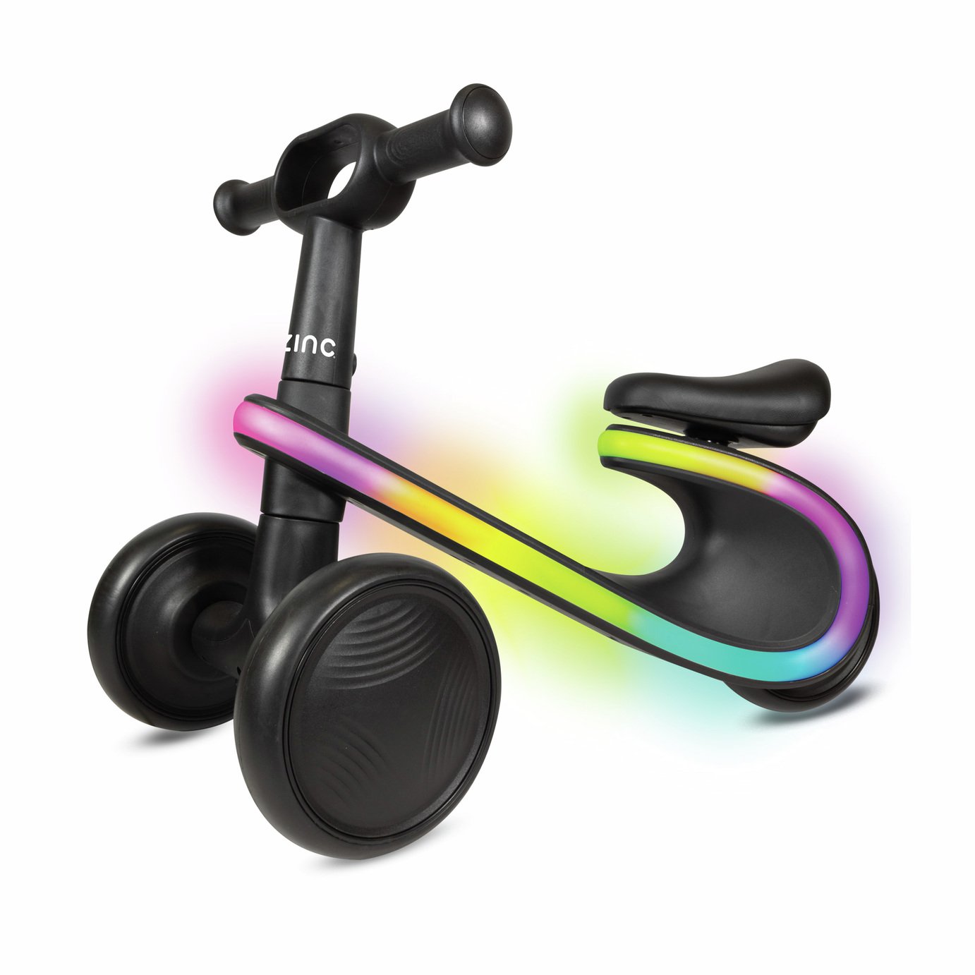 Zinc Rainbow Rider Lightwave LED Toddler Balance Trike
