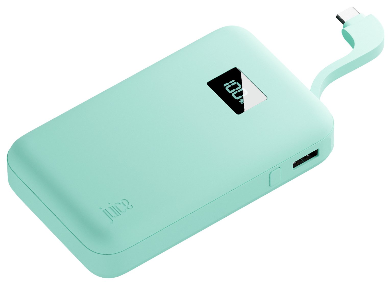 Juice 10000mAh Portable Power Bank - Teal