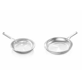 Ninja EverClad 2 Piece Stainless Steel Pan Set - Silver