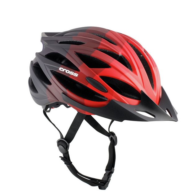 Buy Cross Kids Bike Helmet - Red | Bike helmets and safety pads | Argos