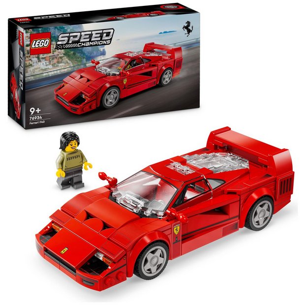 Buy LEGO Speed Champions Ferrari F40 Supercar Vehicle Toy 76934 LEGO Argos