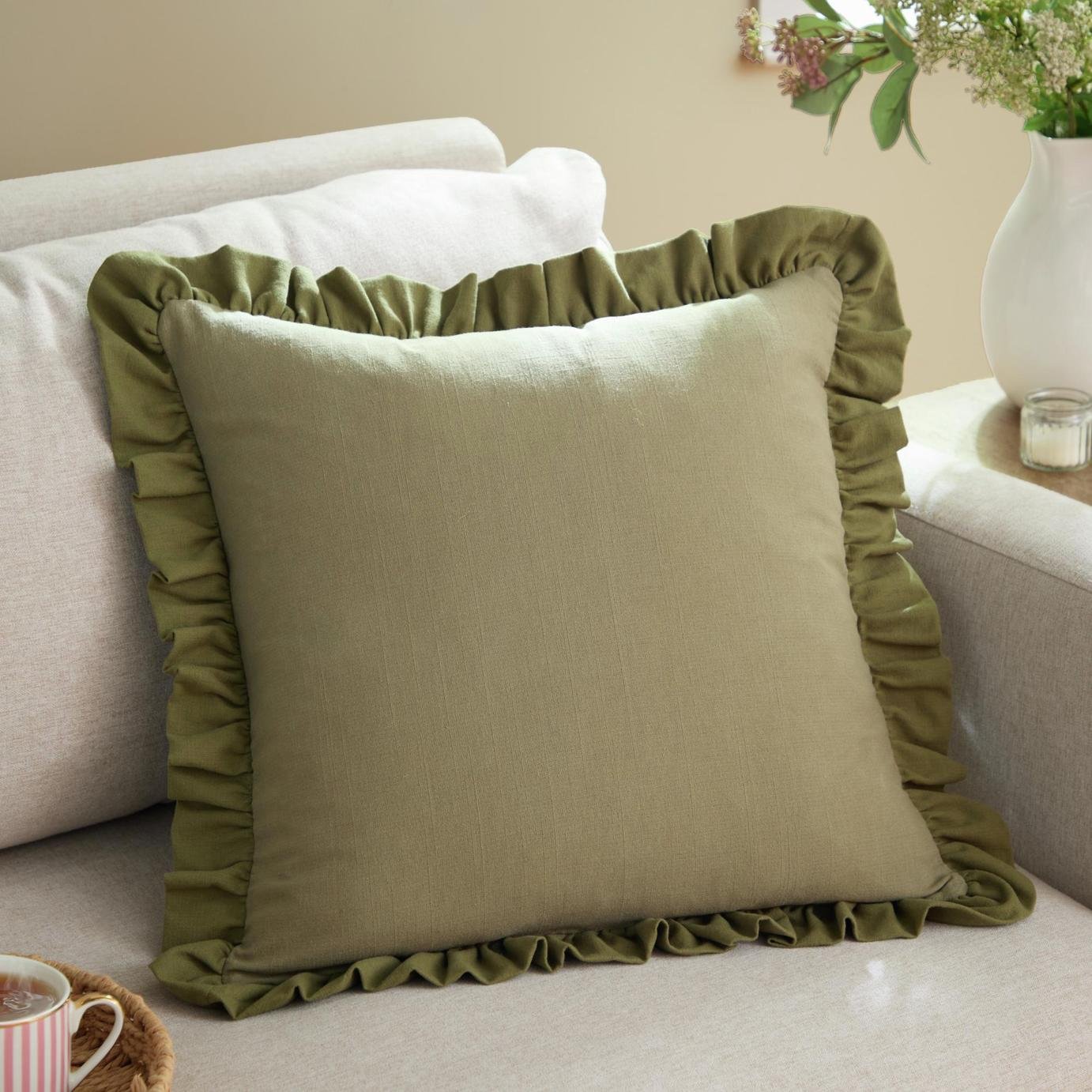 Wylder Effie Filled Cushion Green - 45x45cm